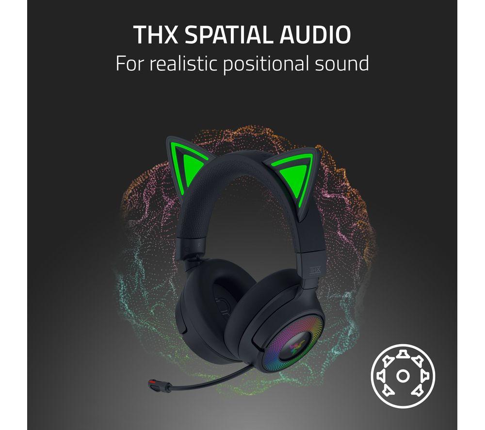 RAZER Kraken Kitty V3 Pro Wireless Gaming Headset - Black image number 7 of 11