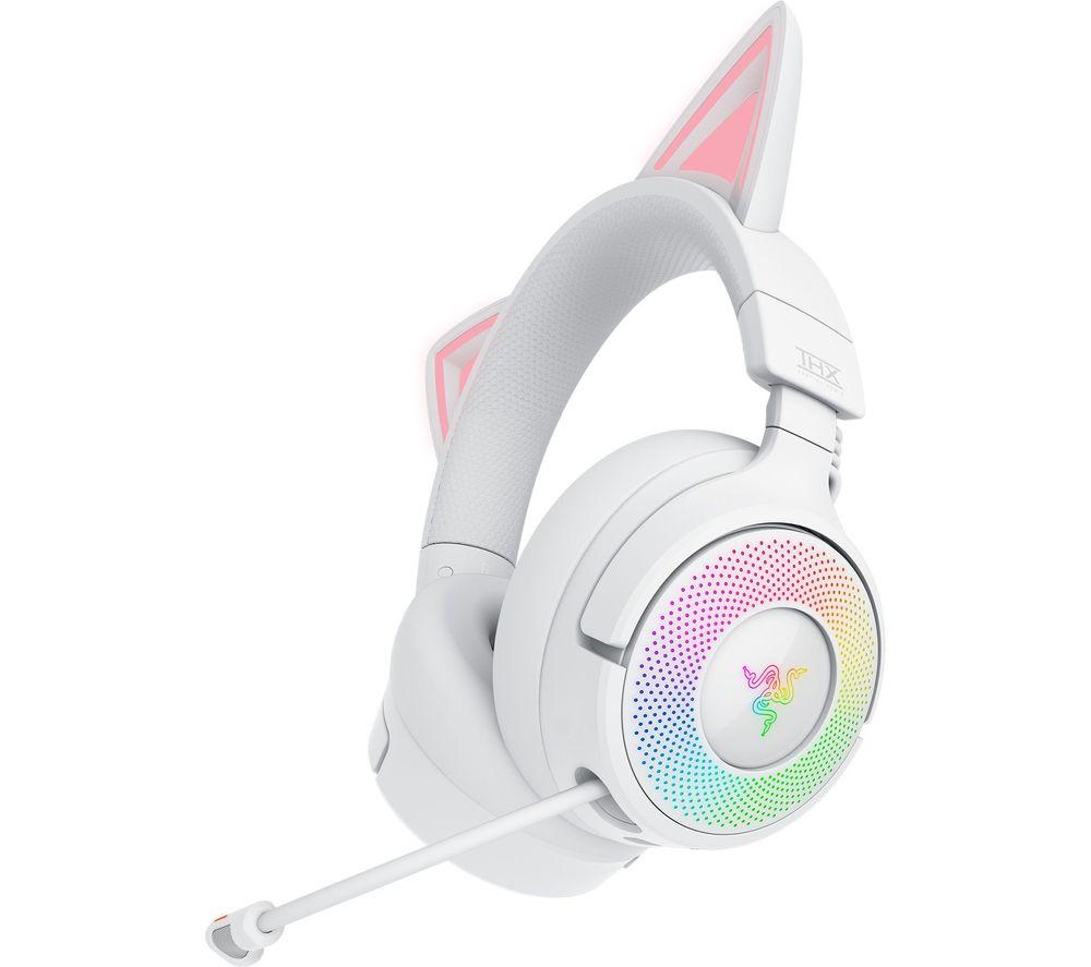 RAZER Kraken Kitty V3 Pro Wireless Gaming Headset - White image number 2 of 11