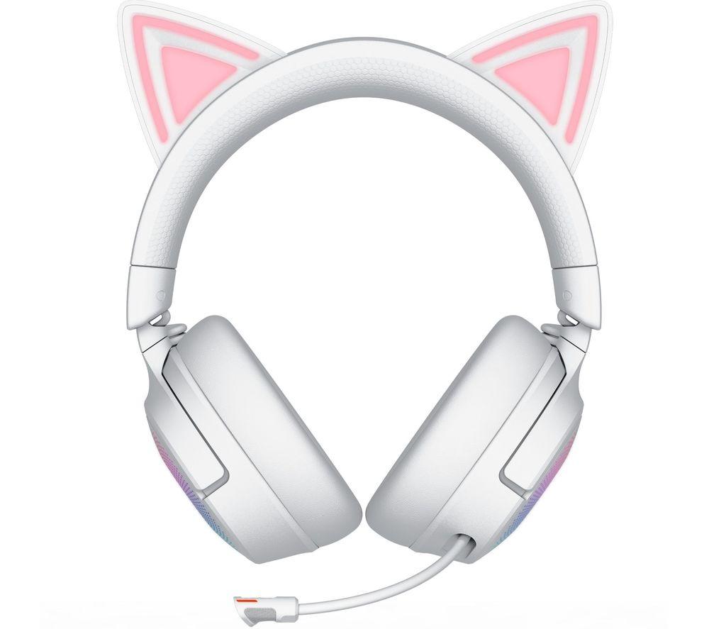 RAZER Kraken Kitty V3 Pro Wireless Gaming Headset - White image number 4 of 11