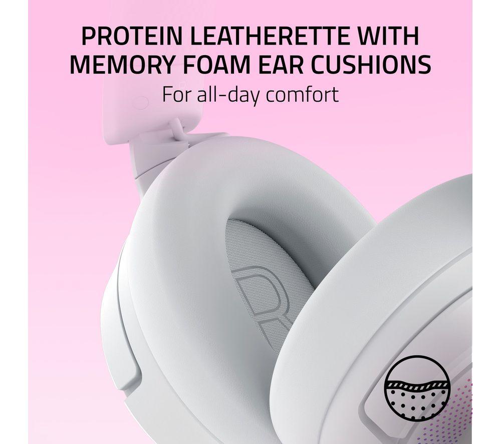 RAZER Kraken Kitty V3 Pro Wireless Gaming Headset - White image number 11 of 11