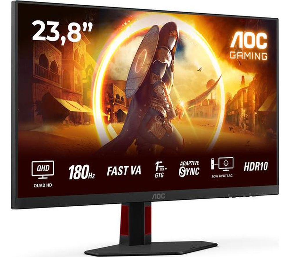 AOC Q24G4RE Quad HD 24" Fast IPS Gaming Monitor - Black image number 14 of 14