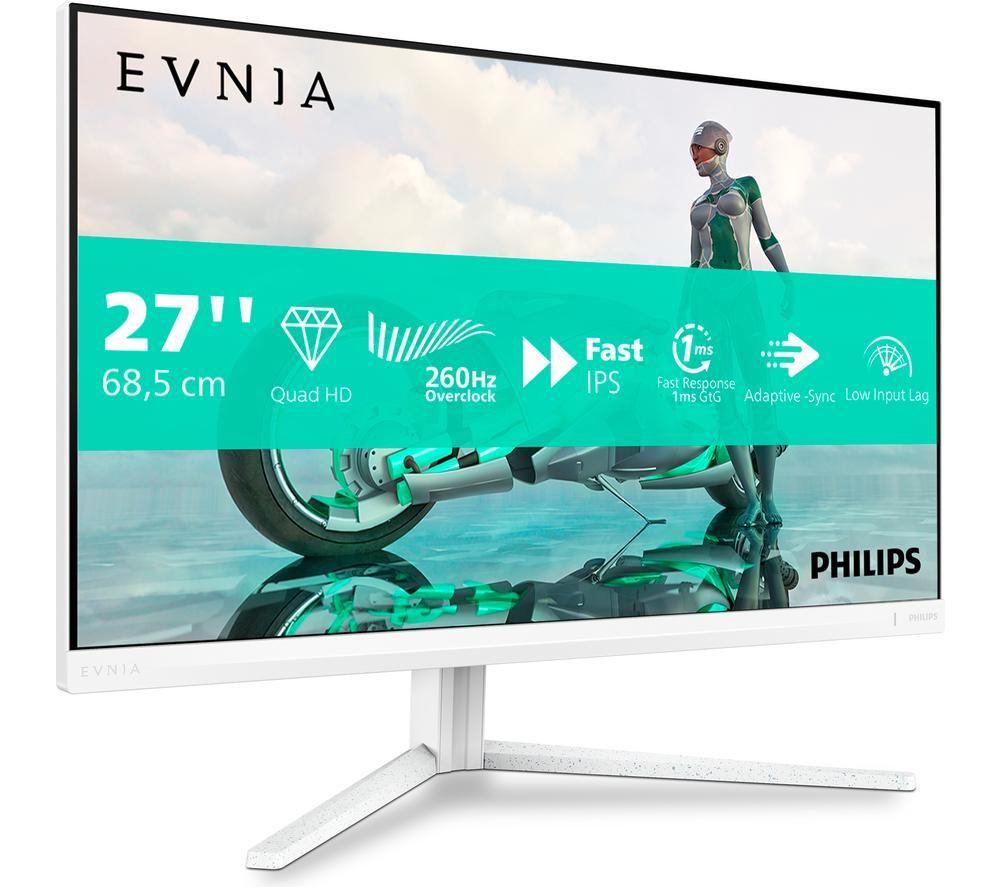 PHILIPS Evnia 3000 27M2N3501PA Quad HD 27" LED Gaming Monitor - White image number 3 of 11