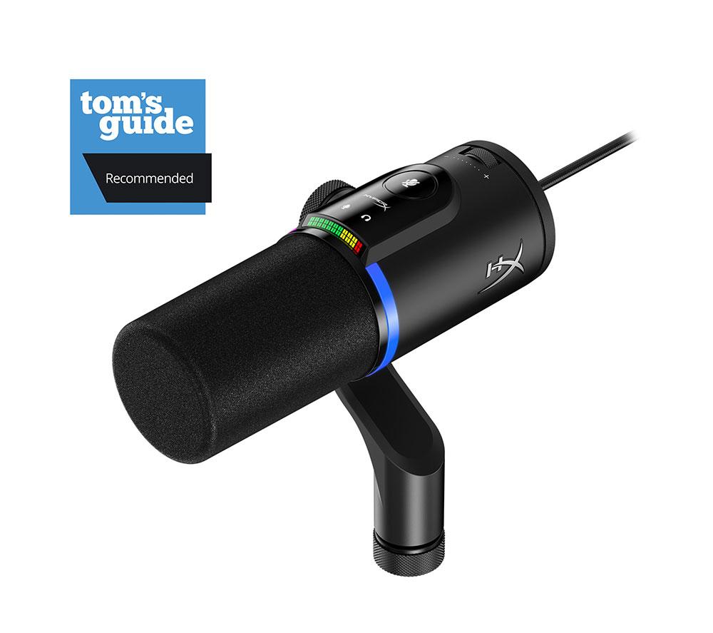 HYPERX FlipCast USB/XLR Dynamic Microphone - Black image number 2 of 14