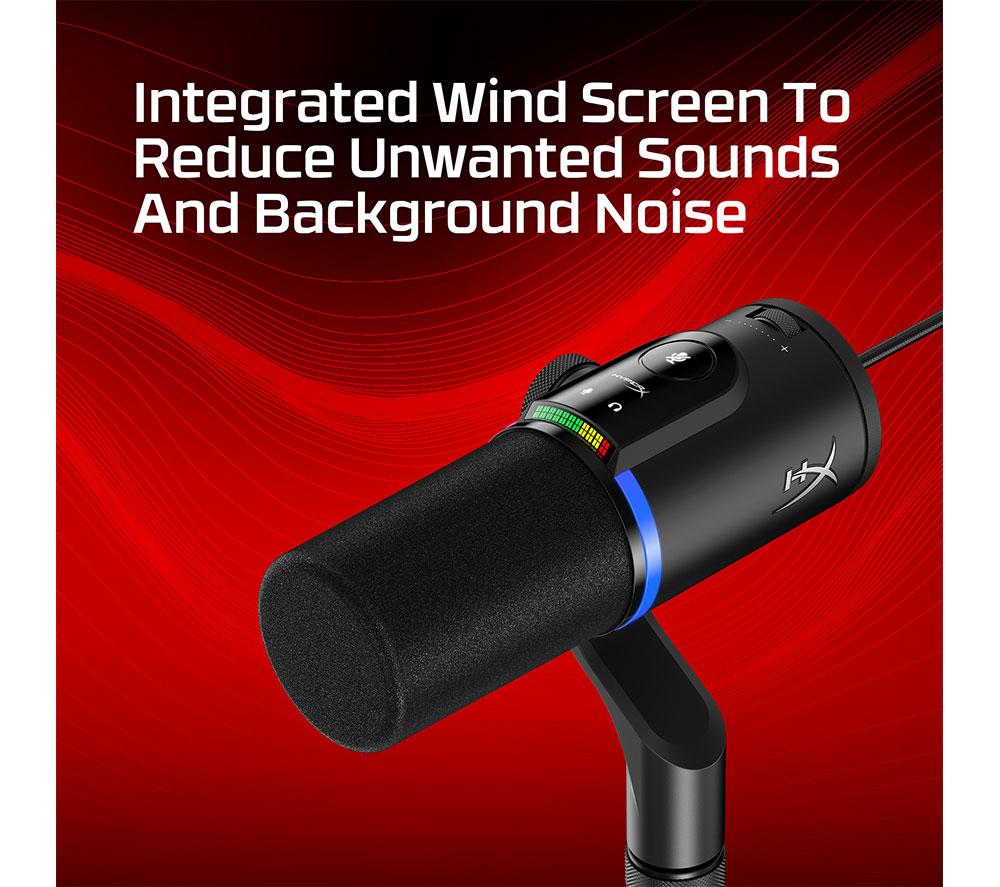 Buy HYPERX FlipCast USB/XLR Dynamic Microphone - Black | Currys