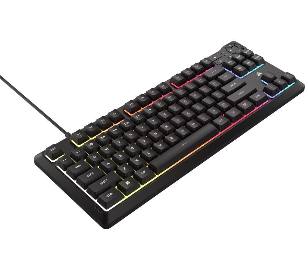 CORSAIR K55 CORE TKL RGB Gaming Keyboard - Black image number 5 of 9
