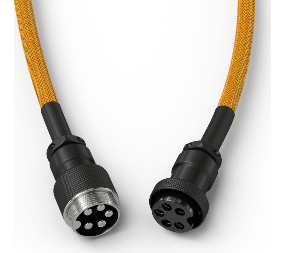 GLORIOUS Coiled USB to USB Type-C Keyboard Cable - Glorious Gold image number 5 of 6