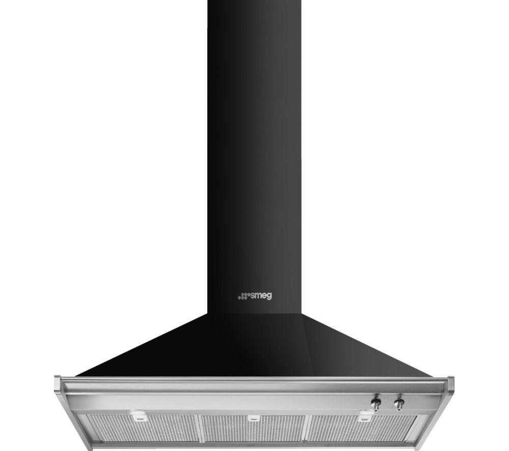 SMEG KD100HNE Chimney Cooker Hood - Black image number 2 of 2