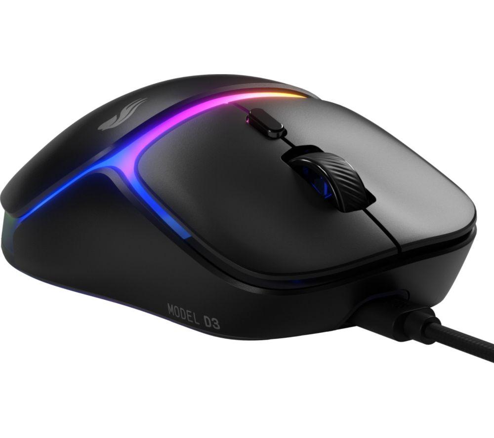 GLORIOUS Model D3 RGB Optical Gaming Mouse - Black image number 3 of 14