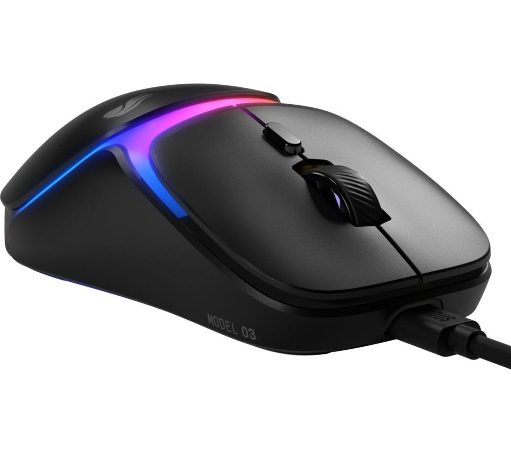 GLORIOUS Model O3 RGB Optical Gaming Mouse - Black image number 3 of 14