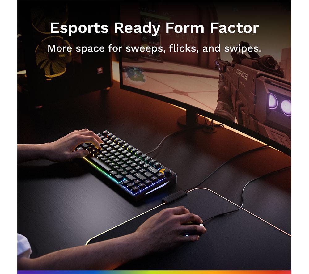 GLORIOUS GMBK 75% TKL Gaming Keyboard - Black image number 6 of 16