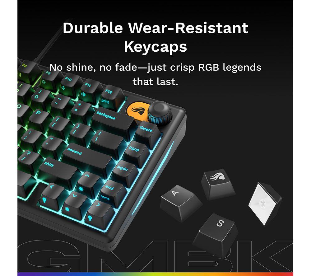 GLORIOUS GMBK 75% TKL Gaming Keyboard - Black image number 16 of 16