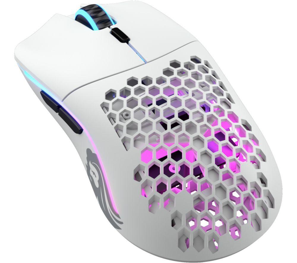 GLORIOUS Model O RGB Wireless Optical Gaming Mouse - White