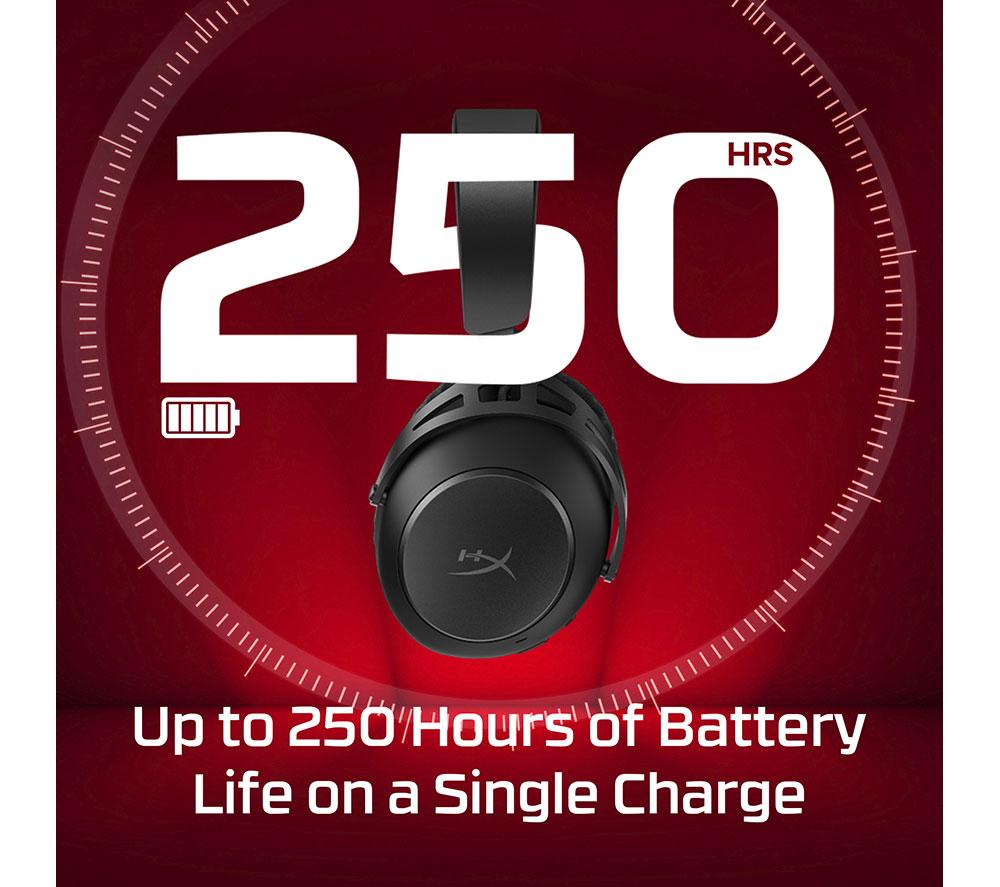 HYPERX Cloud Alpha 2 7.1 Wireless Gaming Headset - Black image number 6 of 16