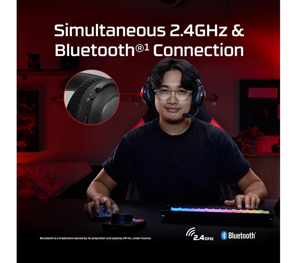 HYPERX Cloud Alpha 2 7.1 Wireless Gaming Headset - Black image number 7 of 16