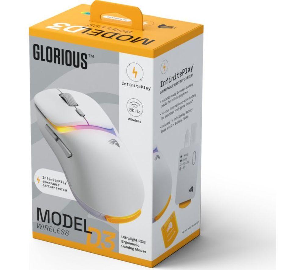 GLORIOUS Model D3 RGB Wireless Optical Gaming Mouse image number 4 of 5