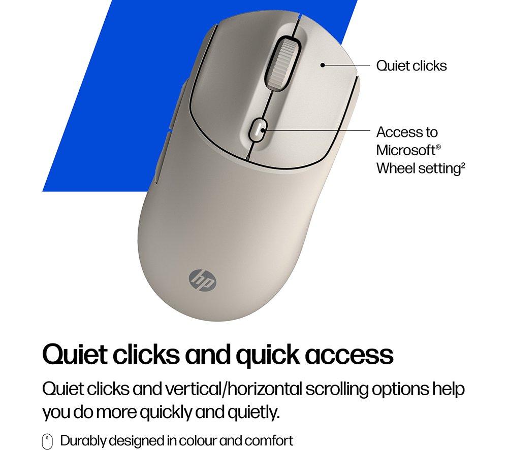 HP 400 Quiet Wireless Optical Mouse - Maple image number 7 of 12
