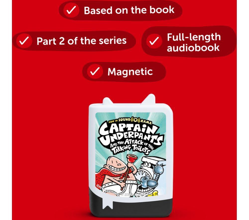 TONIES Pocket Audio Book - Dav Pilkey: Captain Underpants and the Attack of the Talking Toilets image number 2 of 2