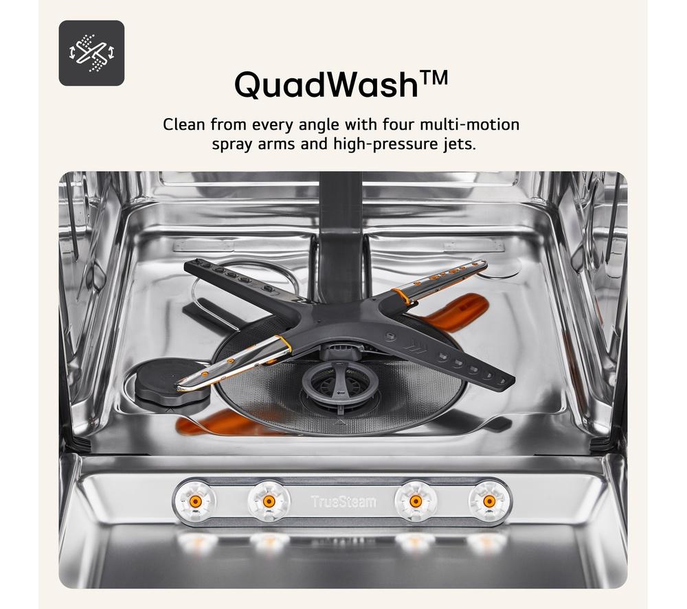 LG TrueSteam DF273FVS Full-Size WiFi-enabled Dishwasher - Silver image number 5 of 17