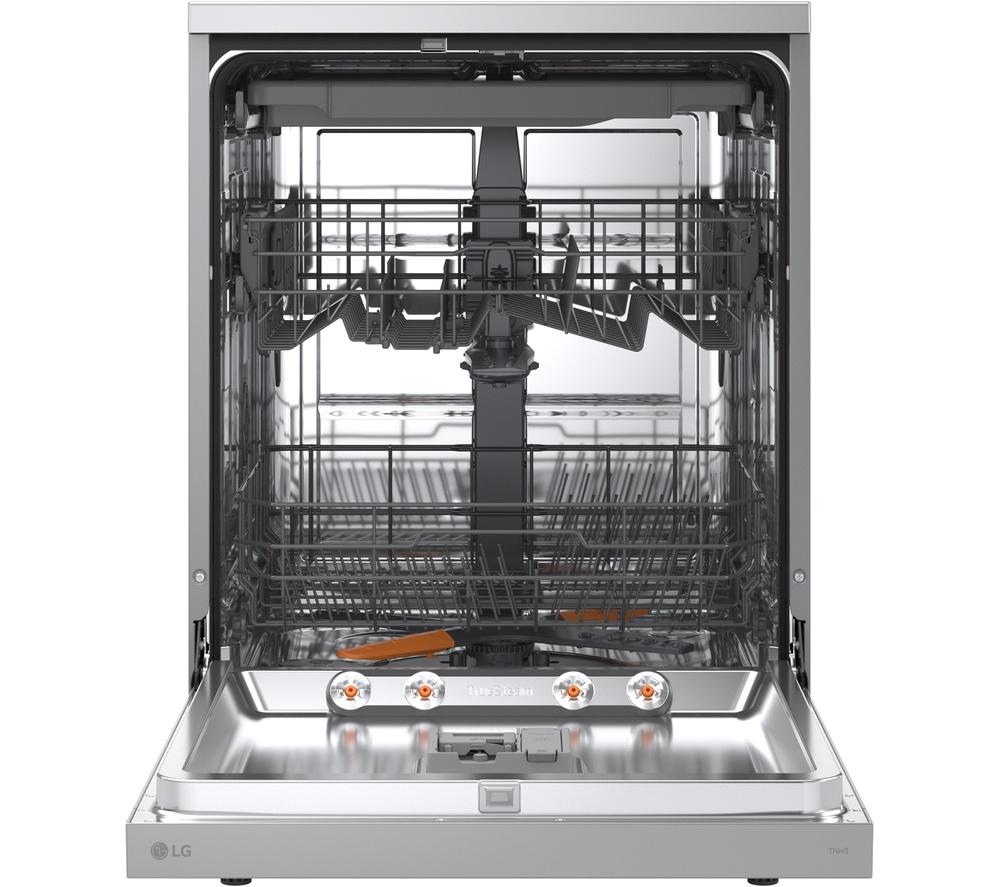 LG TrueSteam DF273FVS Full-Size WiFi-enabled Dishwasher - Silver image number 7 of 17