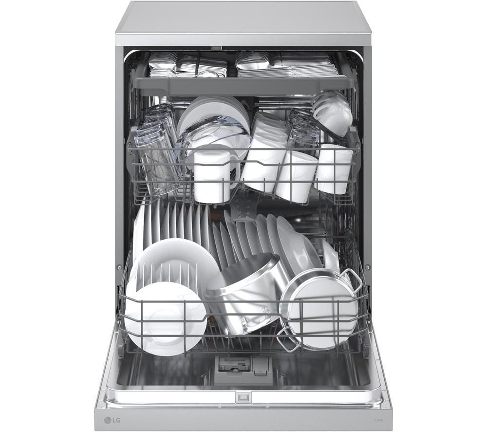 LG TrueSteam DF273FVS Full-Size WiFi-enabled Dishwasher - Silver image number 10 of 17