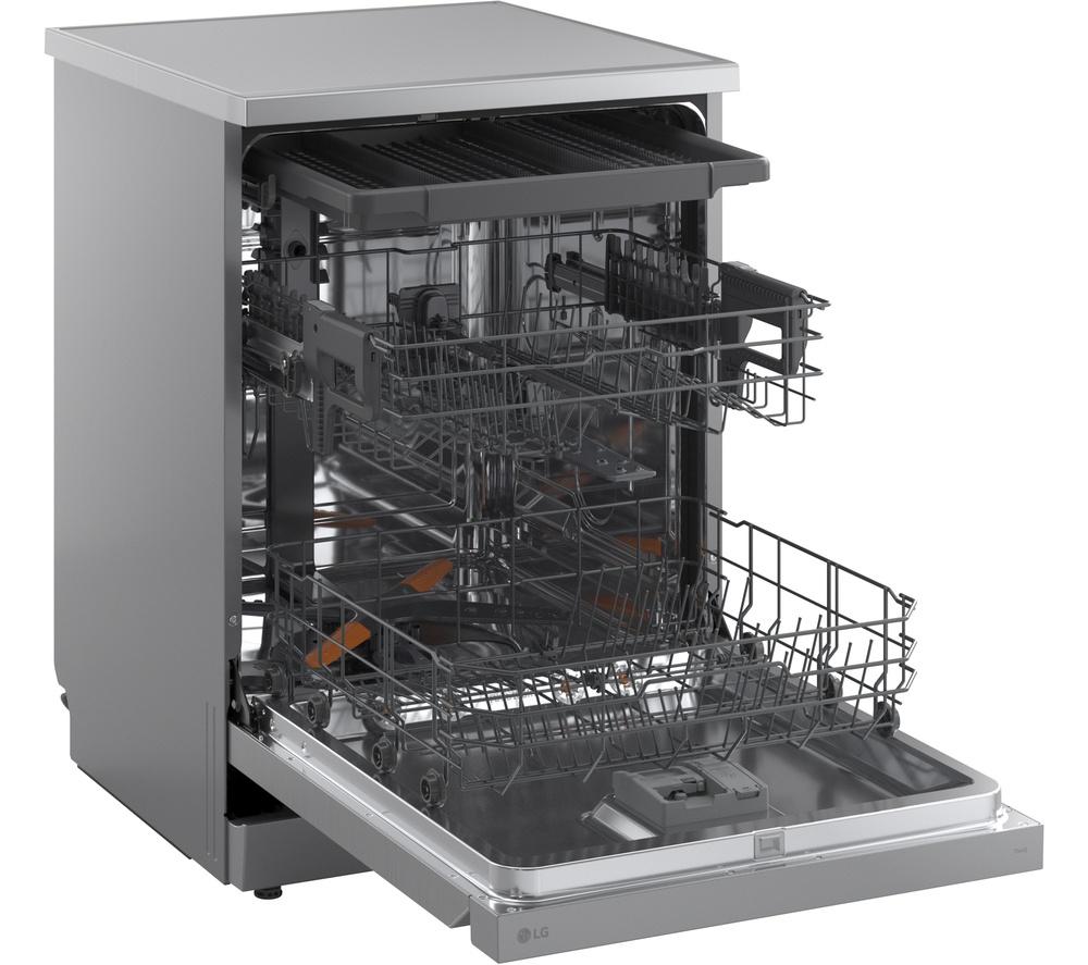 LG TrueSteam DF273FVS Full-Size WiFi-enabled Dishwasher - Silver image number 11 of 17