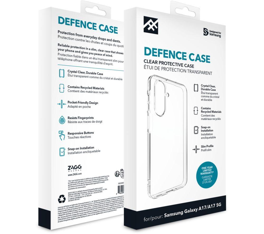 ZAGG Defence Galaxy A17 Case - Clear image number 5 of 7