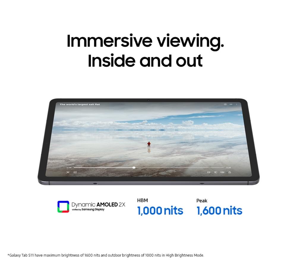 SAMSUNG Galaxy Tab S11 10.9" Tablet - 128 GB, Grey image number 2 of 12
