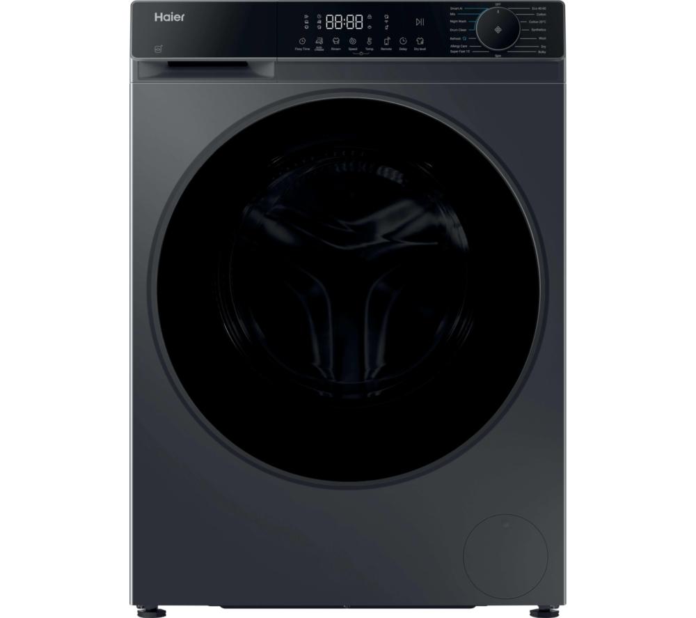 HAIER X Series 5 HWD90BP14357GTUK WiFi-enabled 9 kg Washer Dryer – Graphite, Silver/Grey,Black