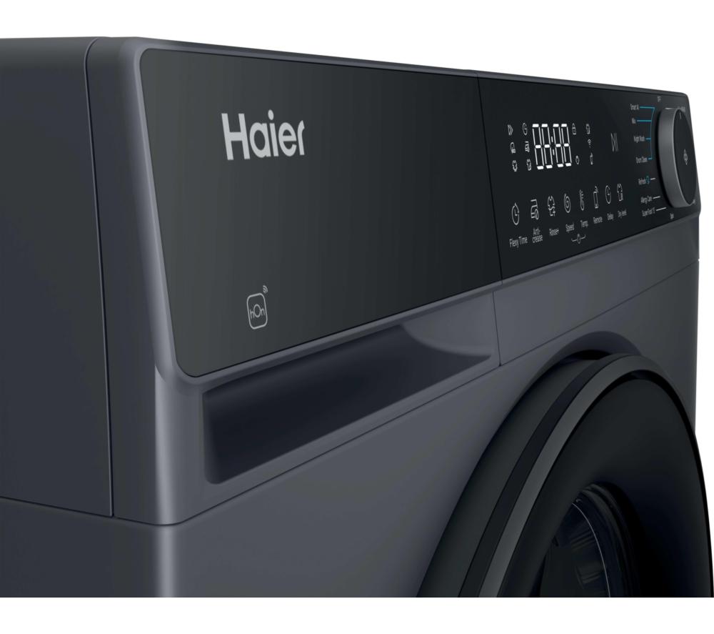 HAIER X Series 5 HWD90BP14357GTUK WiFi-enabled 9 kg Washer Dryer - Graphite image number 3 of 14