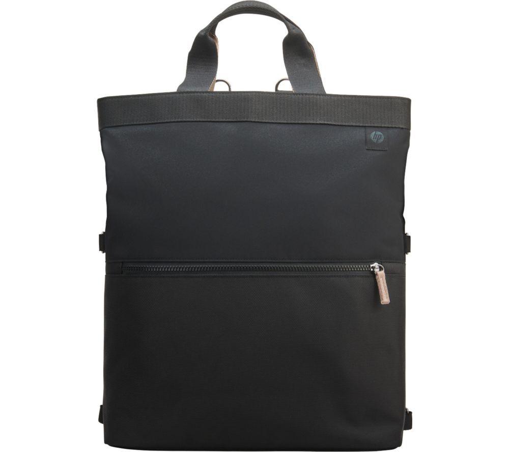 HP Convertible 14" Laptop Backpack Tote - Black & Taupe