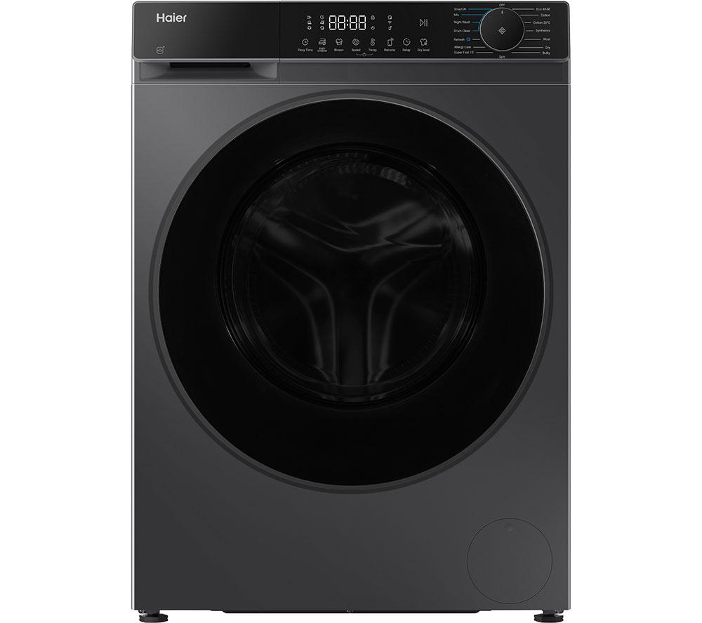 HAIER X Series 5 HWD120BP14357GUK WiFi-enabled 12 kg Washer Dryer – Graphite, Silver/Grey,Black