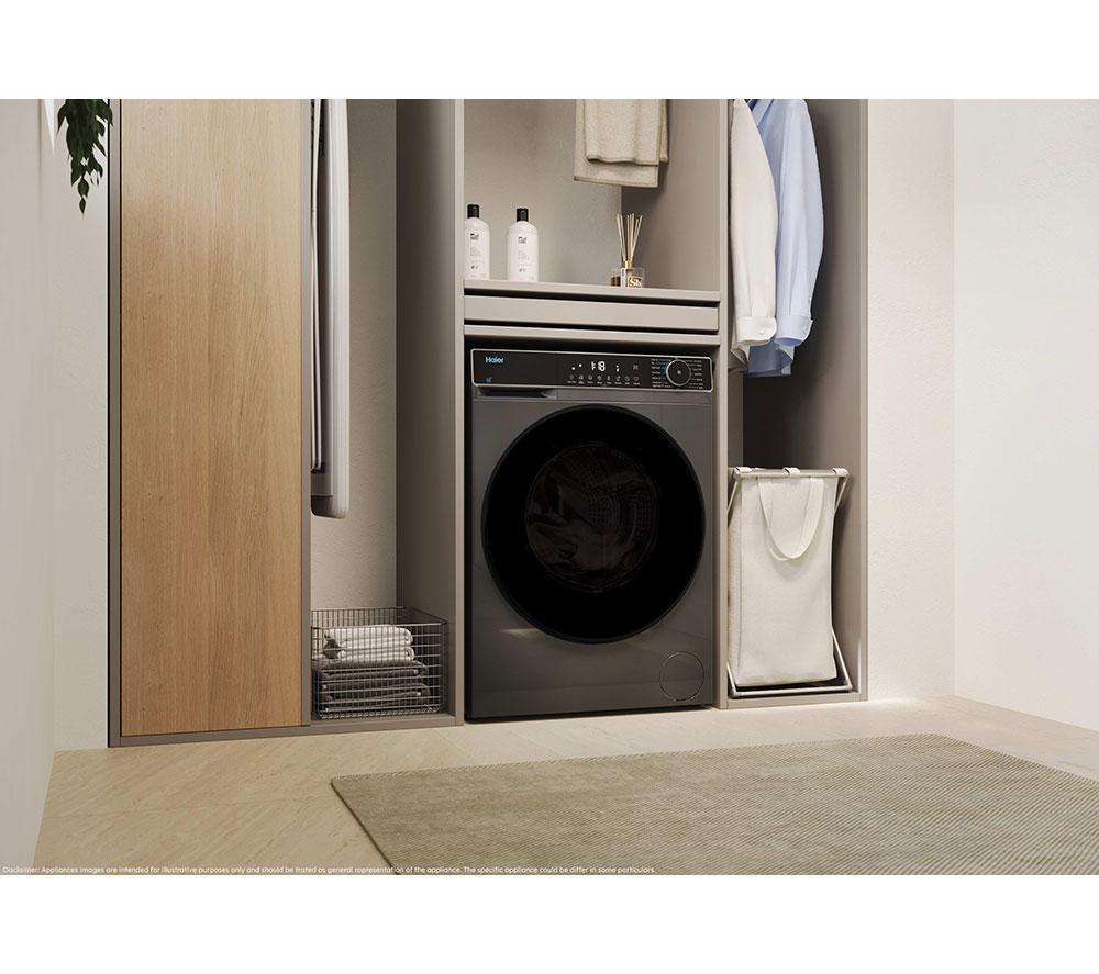 HAIER X Series 5 HWD120BP14357GUK WiFi-enabled 12 kg Washer Dryer - Graphite image number 5 of 16