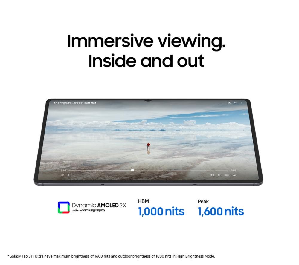 SAMSUNG Galaxy Tab S11 Ultra 14.6" Tablet - 256 GB, Grey image number 2 of 12
