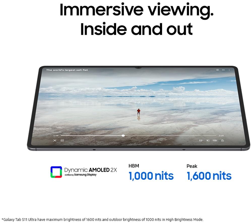 SAMSUNG Galaxy Tab S11 Ultra 14.6" Tablet - 256 GB, Silver image number 3 of 12