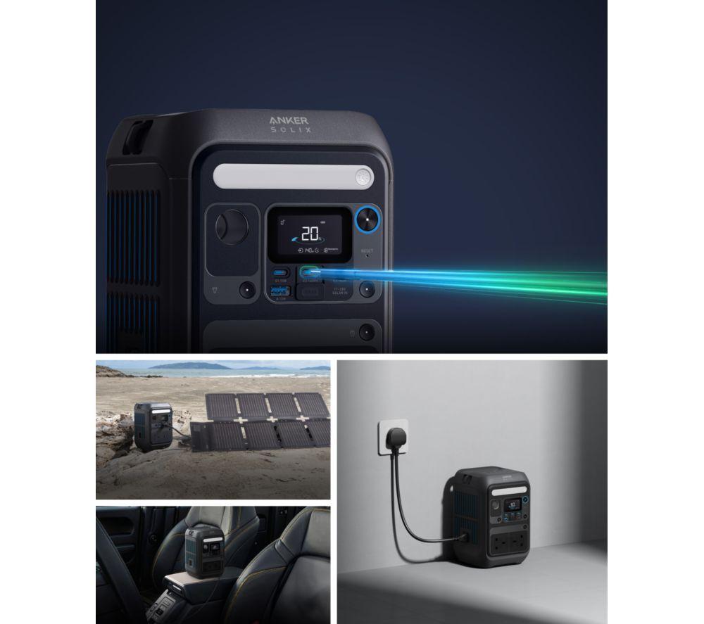 ANKER SOLIX C300X AC 288 Wh Smart Portable Power Station - 4.13 kg image number 4 of 6