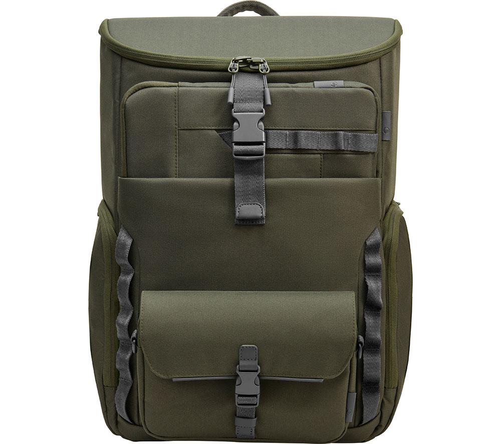 HP Modular 15.6" Laptop Backpack - Grey & Green