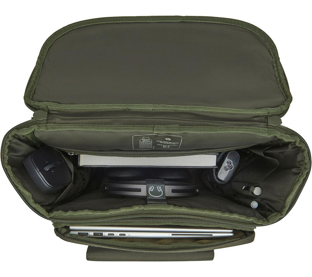 HP Modular 15.6" Laptop Backpack - Grey & Green image number 4 of 10