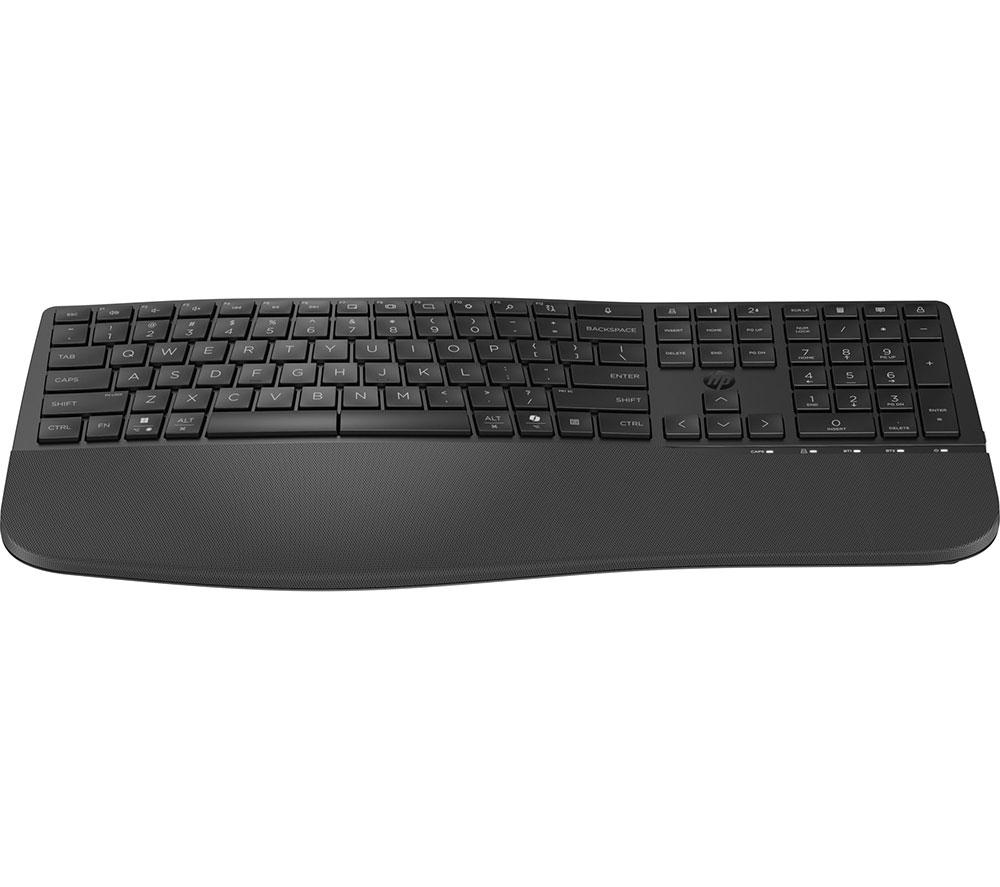 HP 680 Comfort Dual-Mode Wireless Keyboard - Black image number 6 of 9