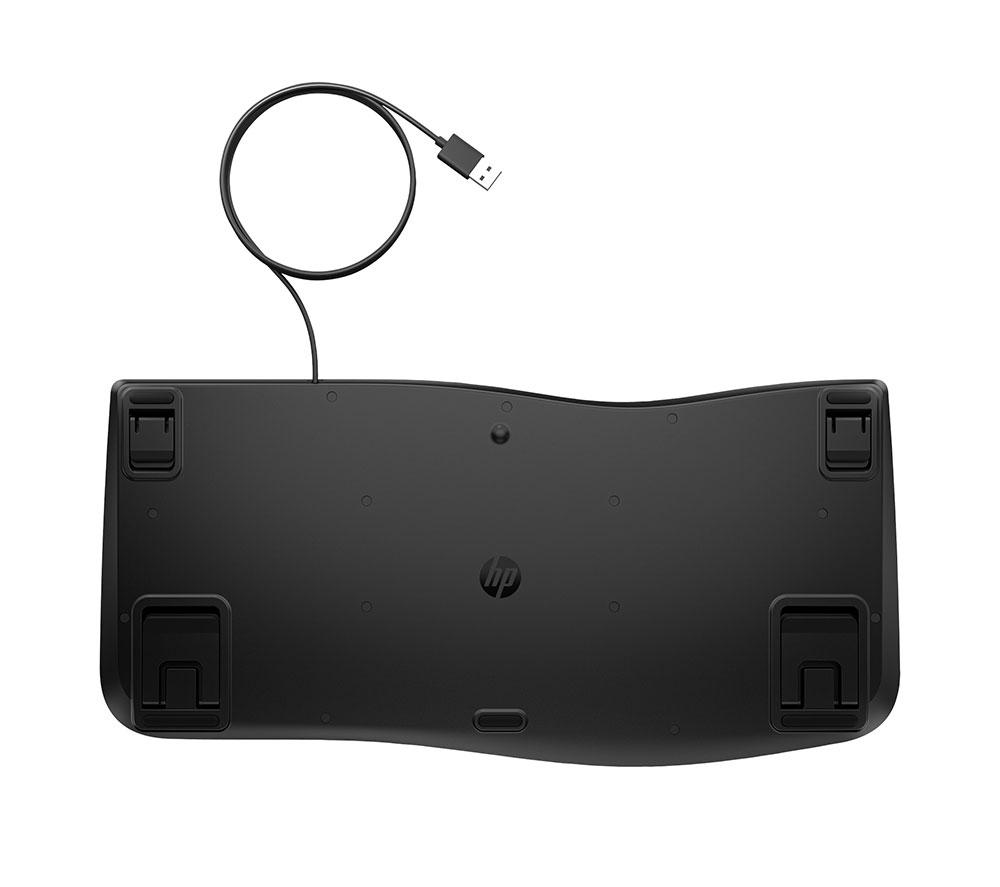 HP Comfort Wired Ergonomic Keyboard - Black image number 11 of 11