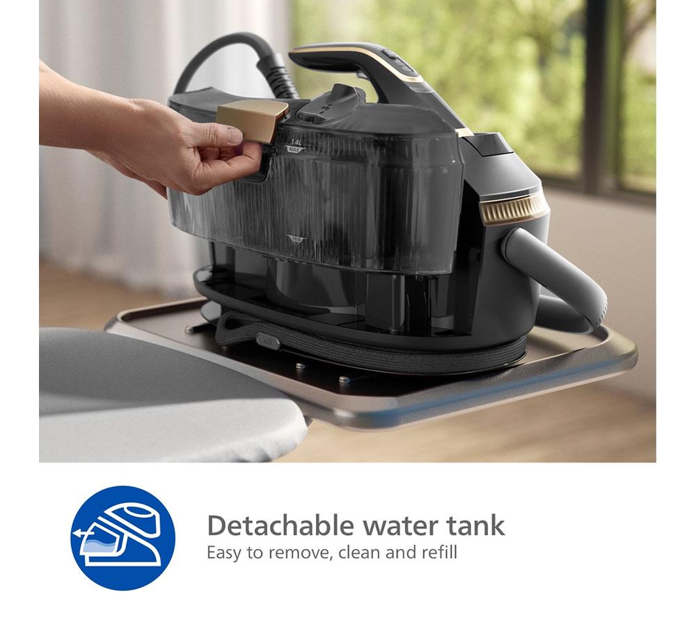 PHILIPS PerfectCare 8000 Series PSG8300/80 Steam Generator Iron - Black & Gold image number 7 of 8