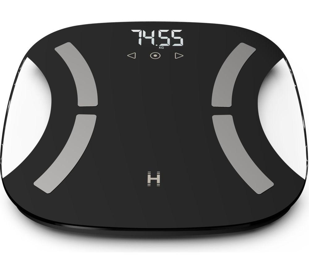 HOMEDICS Essentials Analyser Bathroom Scales - Black & Silver