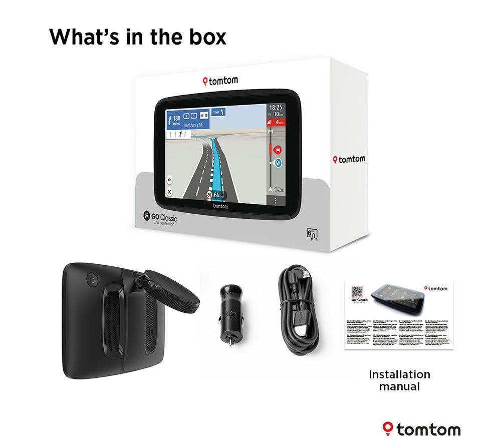 TOMTOM GO Classic 2nd Generation 6" Sat Nav - Western Europe Maps image number 8 of 8