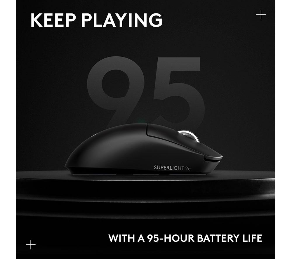 Logitech PRO X SUPERLIGHT 2c ブラック Buy LOGITECH PRO X Superlight 2C Wireless Optical Gaming Mouse