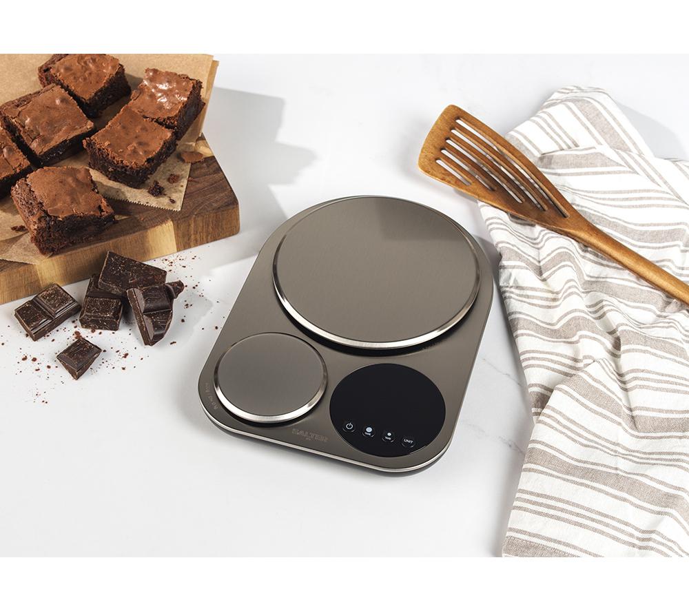 SALTER Stainless Steel Dual Platform Scale - Black image number 3 of 9