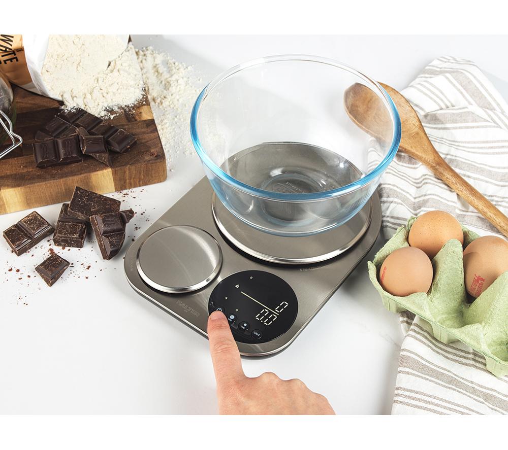 SALTER Stainless Steel Dual Platform Scale - Black image number 5 of 9