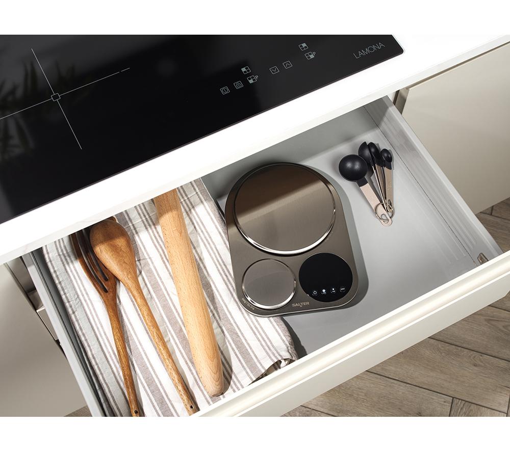 SALTER Stainless Steel Dual Platform Scale - Black image number 7 of 9