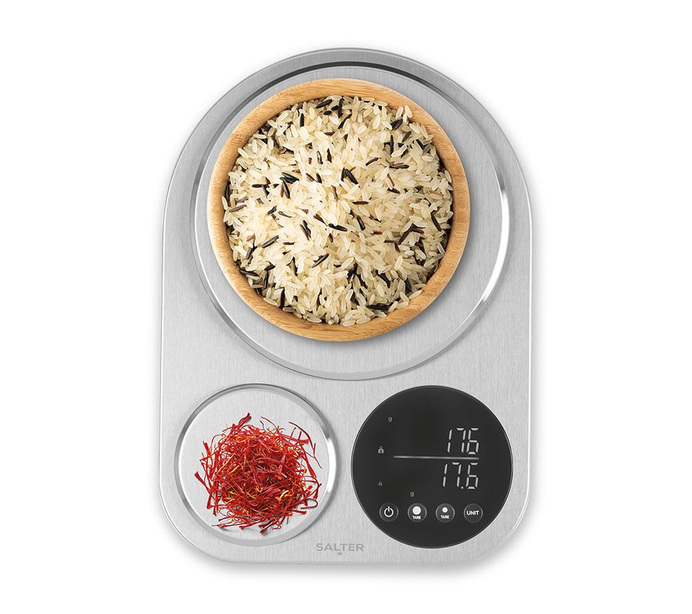 SALTER Stainless Steel Dual Platform Scale - Black image number 9 of 9
