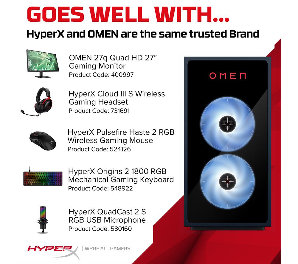 HP OMEN 35L VALORANT Limited Edition Gaming PC - Intel&reg; Core&trade; i7, RTX 5060, 1 TB SSD image number 3 of 30