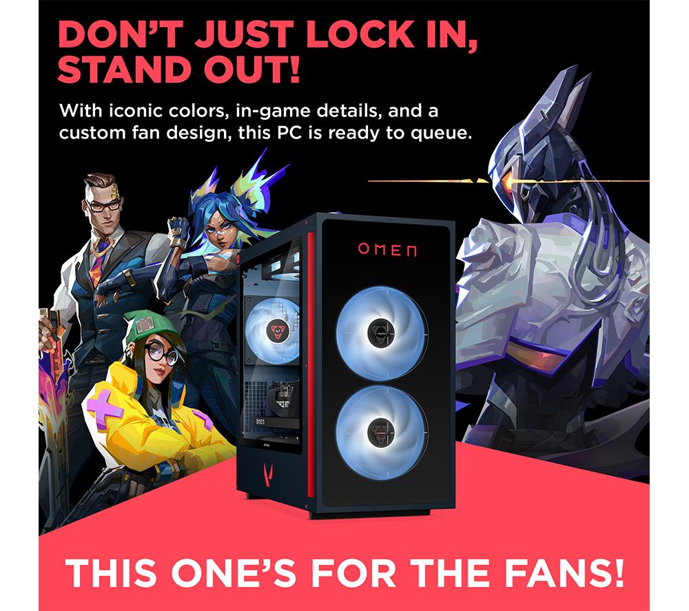 HP OMEN 35L VALORANT Limited Edition Gaming PC - Intel&reg; Core&trade; i7, RTX 5060, 1 TB SSD image number 5 of 30