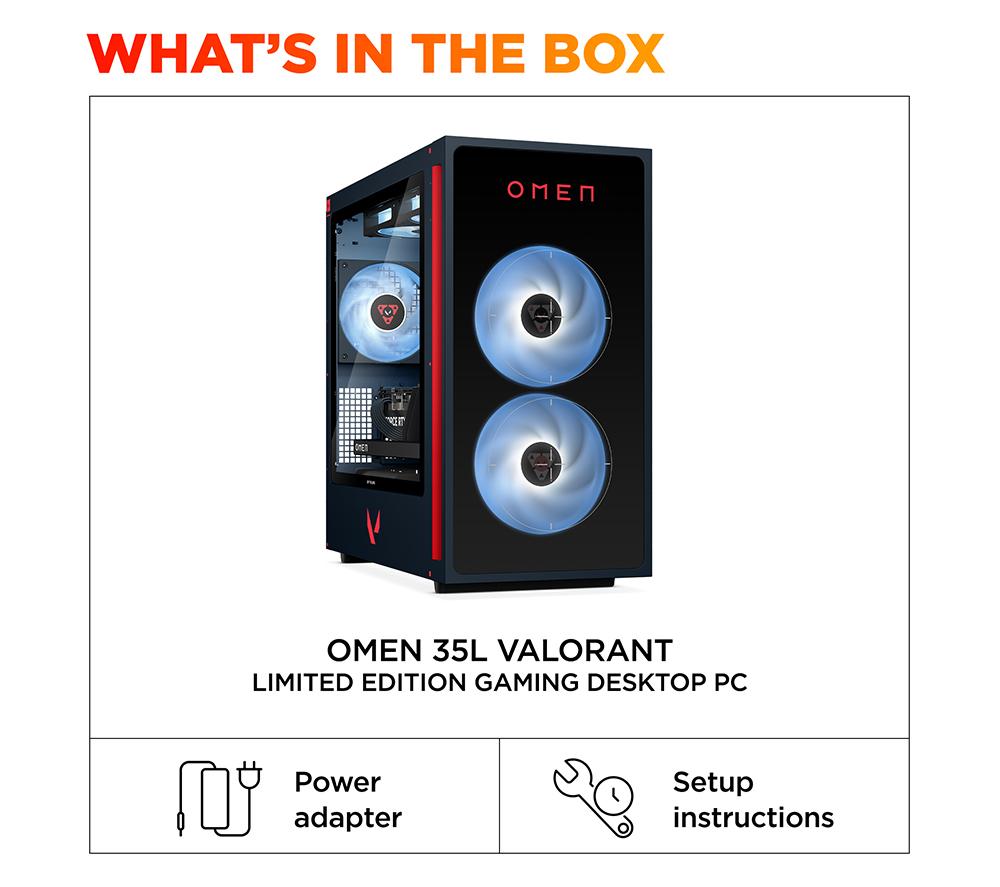 HP OMEN 35L VALORANT Limited Edition Gaming PC - Intel&reg; Core&trade; i7, RTX 5060, 1 TB SSD image number 12 of 30